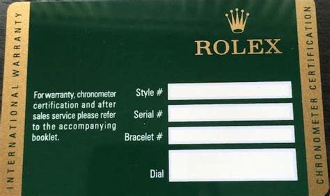 buying a used rolex with warranty card|rolex new style warranty card.